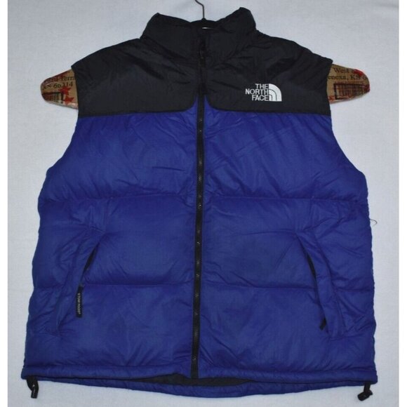 The North Face Other - The North Face 700 Nuptse Mens Puffer Vest Size XL Black/Blue Goose Down Vintage